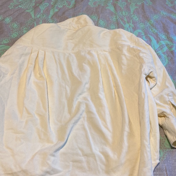 Levi’s corduroy cream button up top - Picture 5 of 5